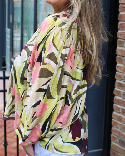 Flowy Dolman Sleeve Blouse