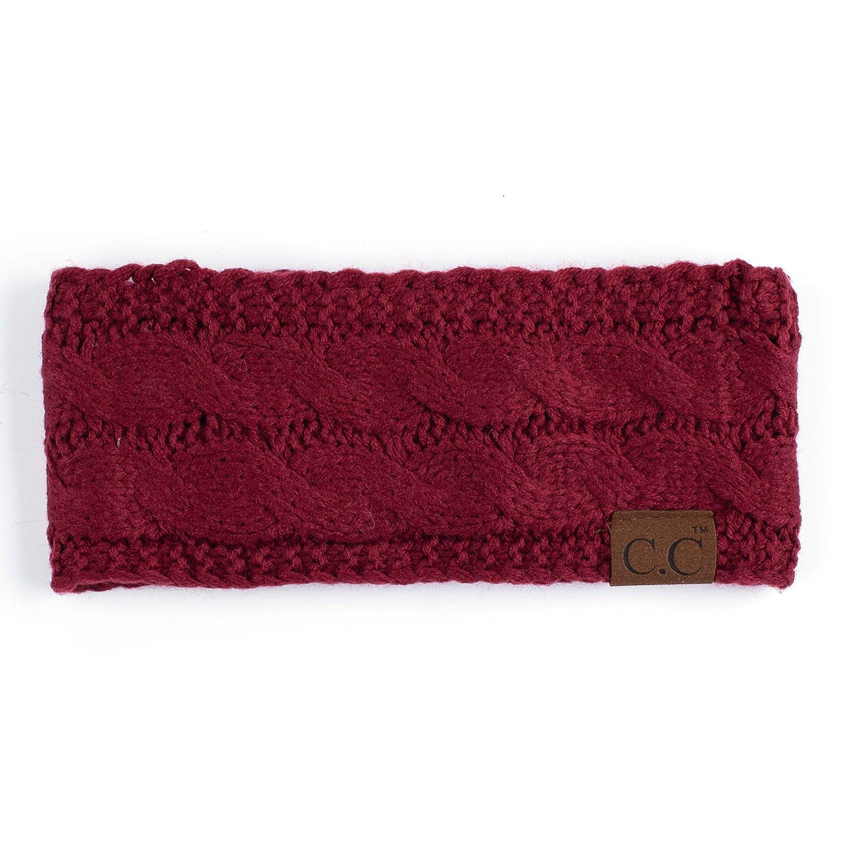 Cable Knit Fleece Lined Headwrap