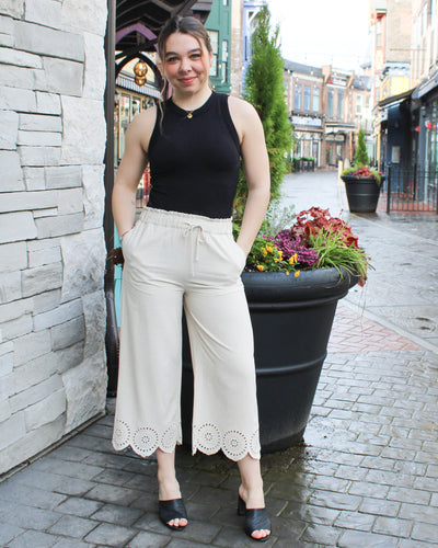 Morissa Drawstring Linen Pants