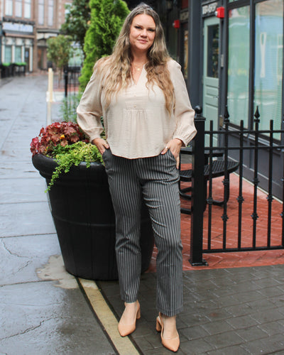 Placket Detail Blouse