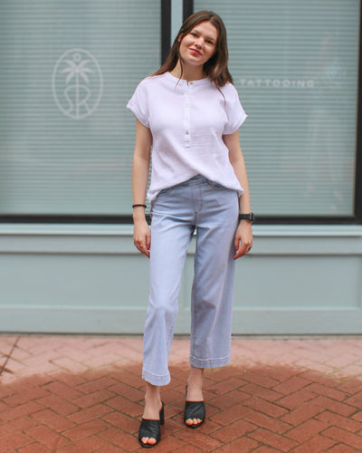Audrey Cropped Flare Jeans