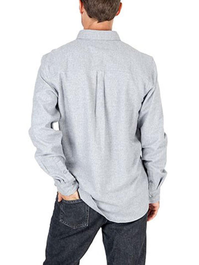 Quinn Solid Flannel Button Up