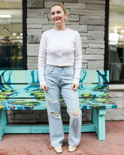 Calista Crew Neck Cardigan