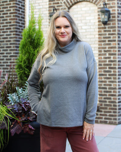 Quilted Tunic with Side Slits