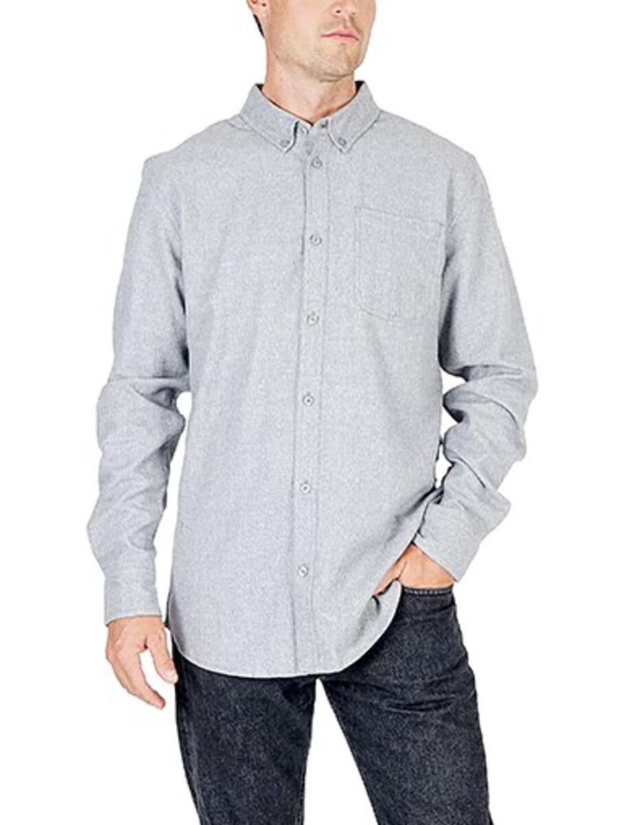 Quinn Solid Flannel Button Up