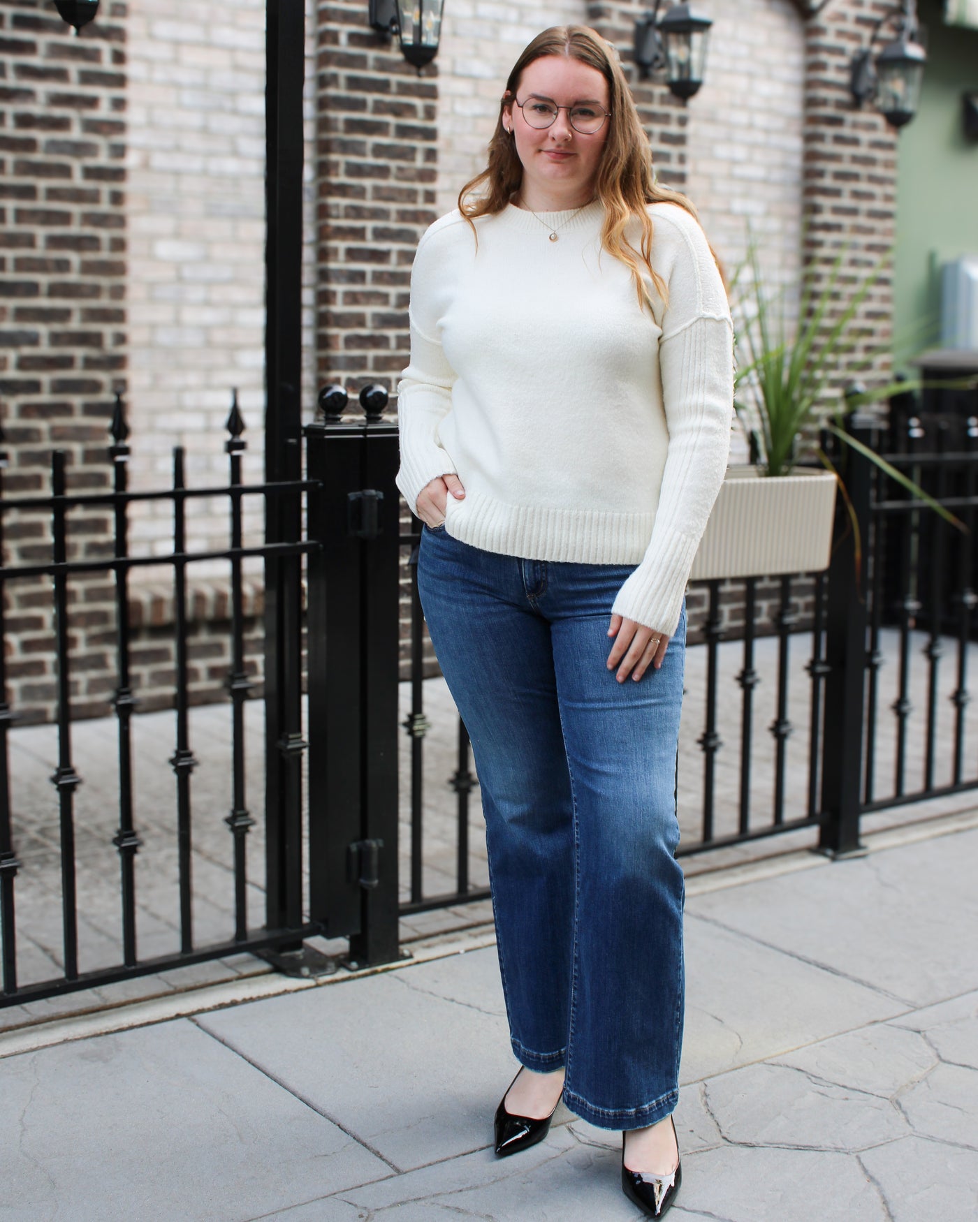 Parm Mock Neck Pullover