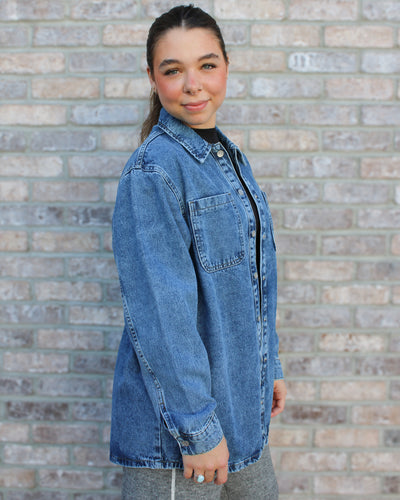 Malva Denim Shacket