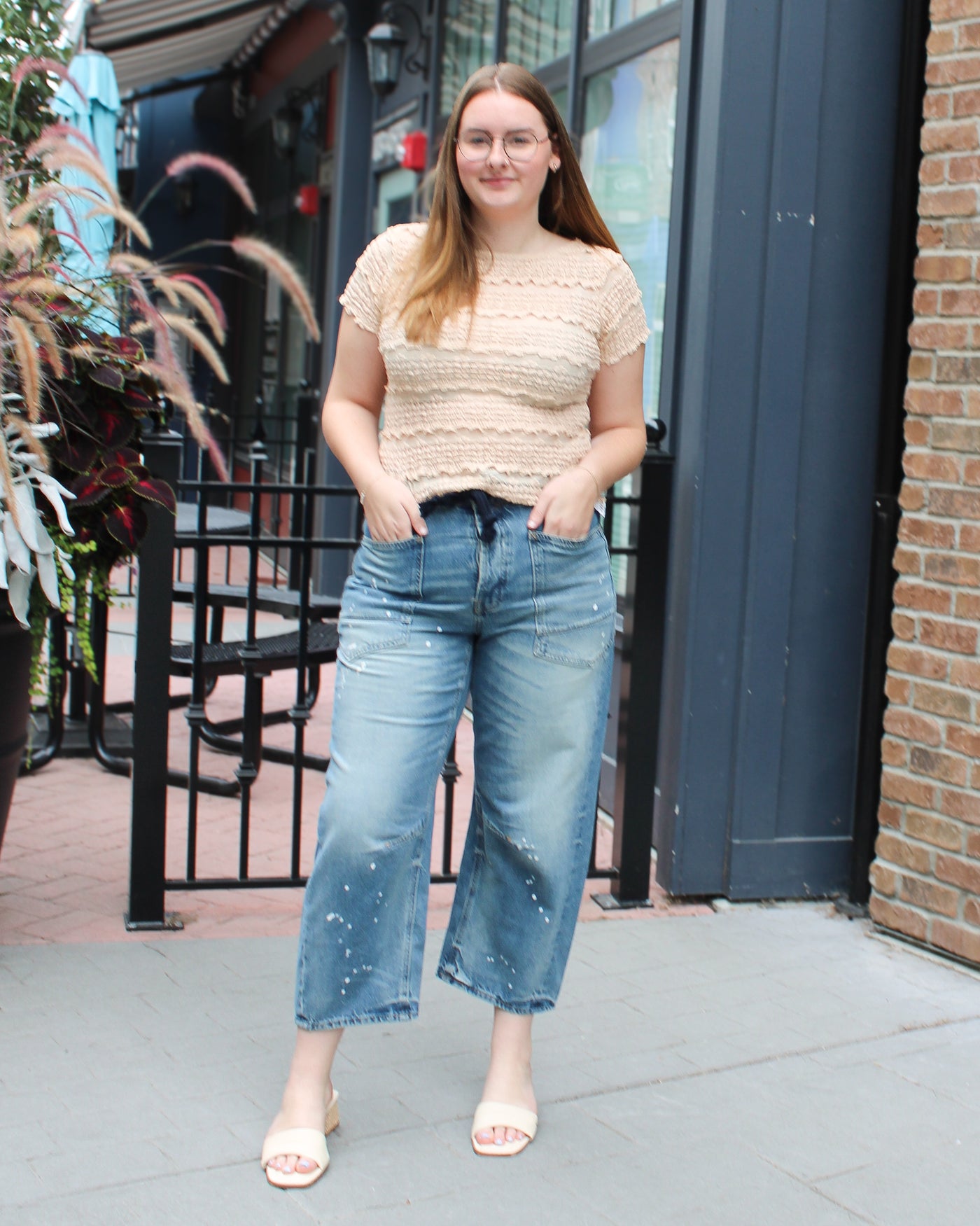 Angelina Lace Tee