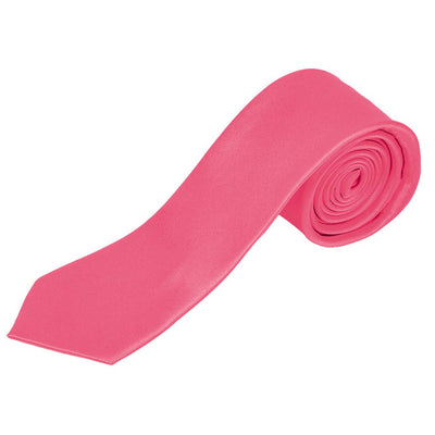 Poly Satin Slim Tie