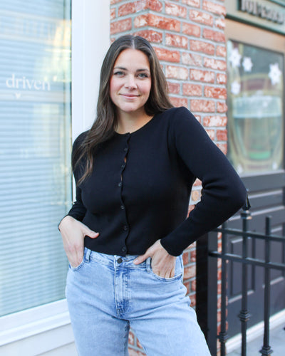 Calista Crew Neck Cardigan
