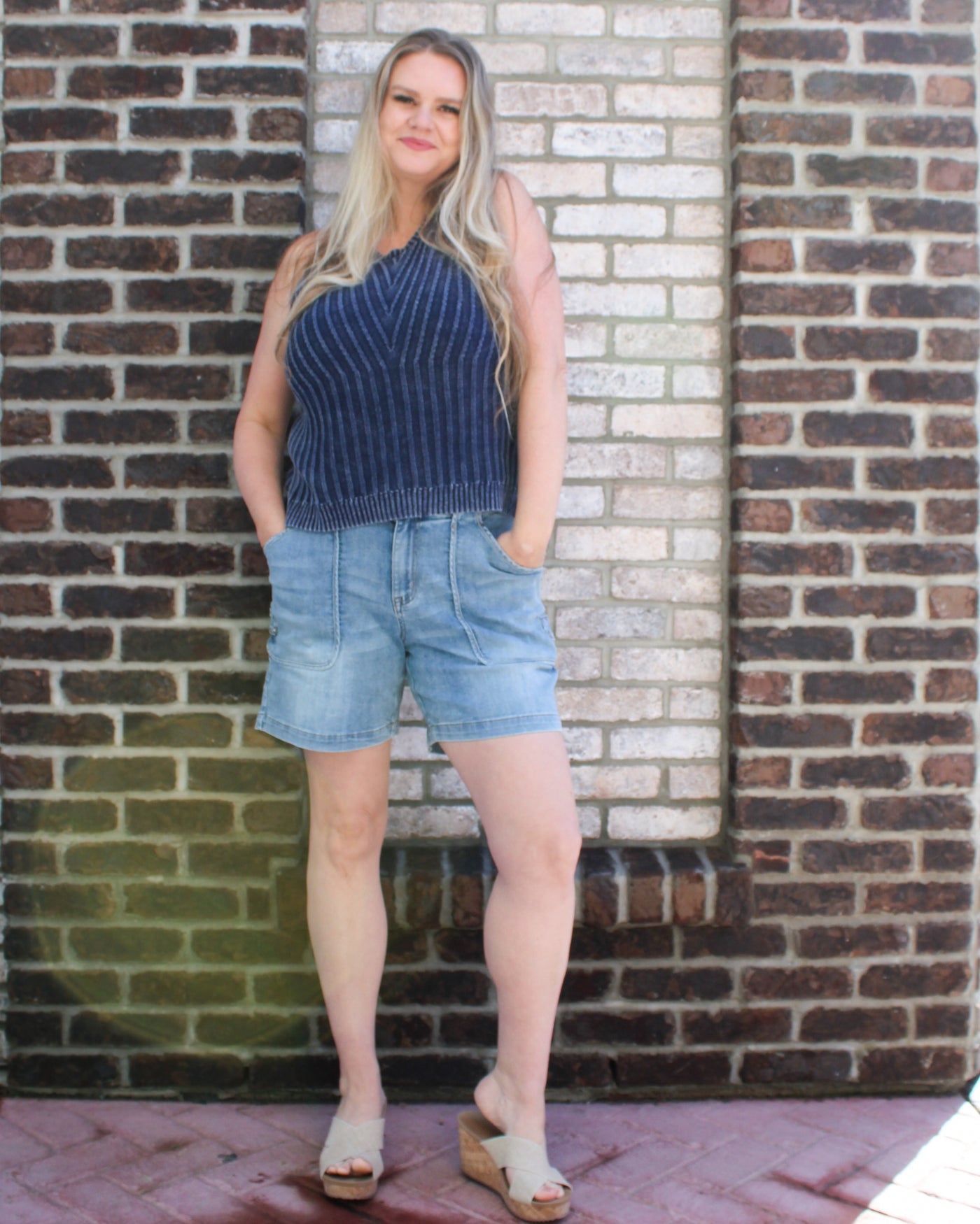Halter Knit Sweater Tank