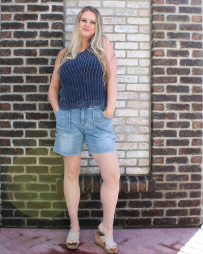 Halter Knit Sweater Tank