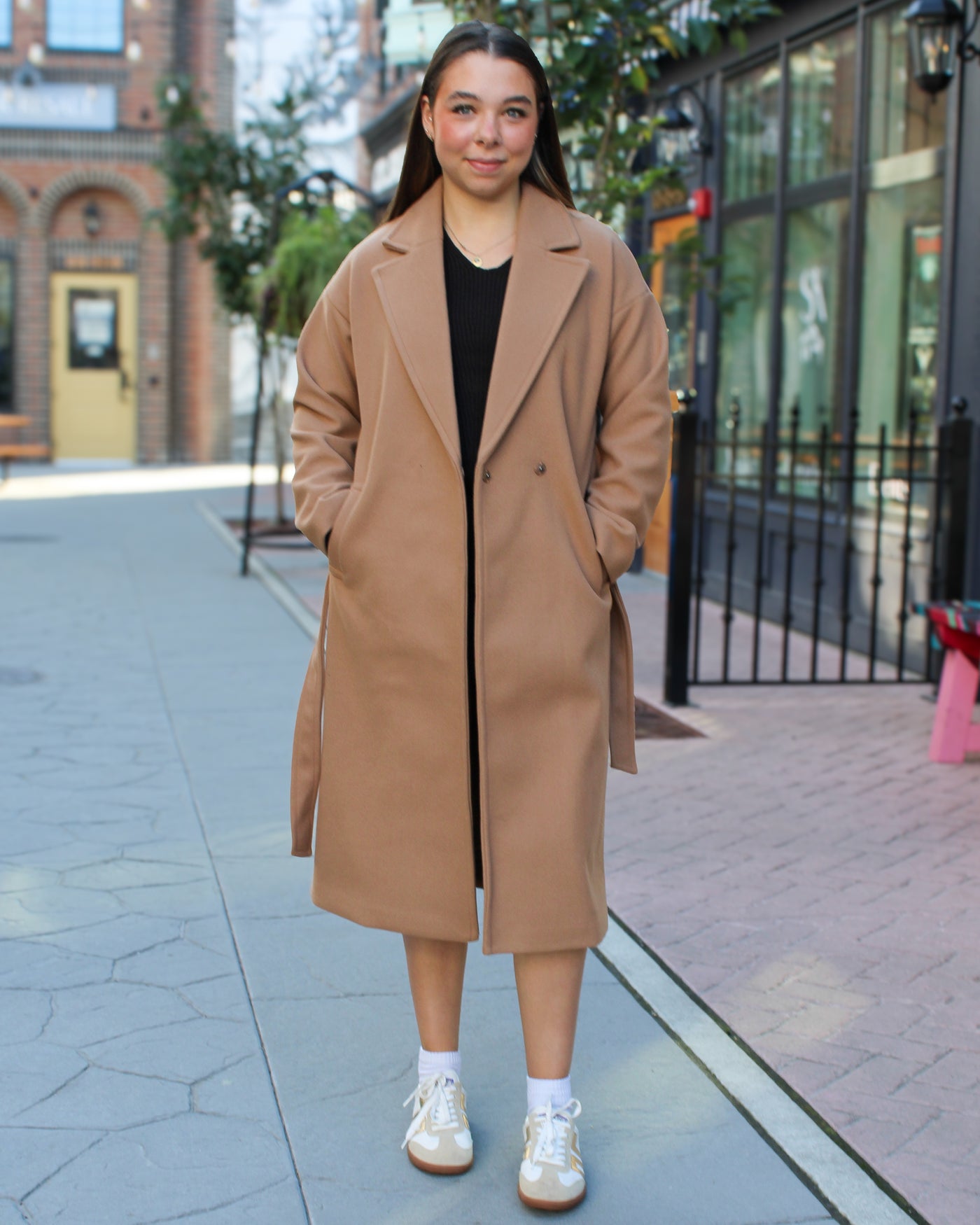 Jannet Belted Long Coat