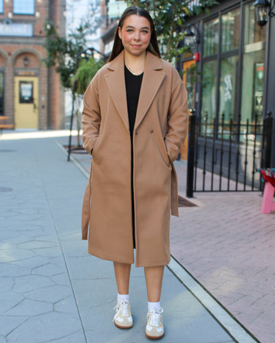 Jannet Belted Long Coat