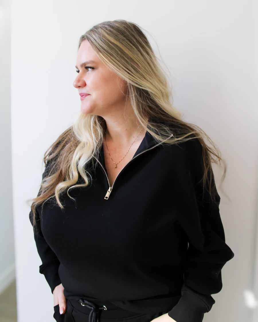 Mailyn Soft Knit Half Zip