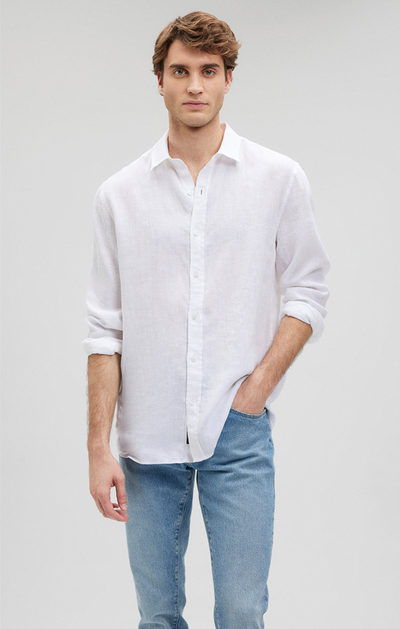 Linen Button-Up Shirt