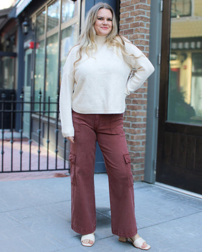 Alva Luxe Twill Cargo Pant