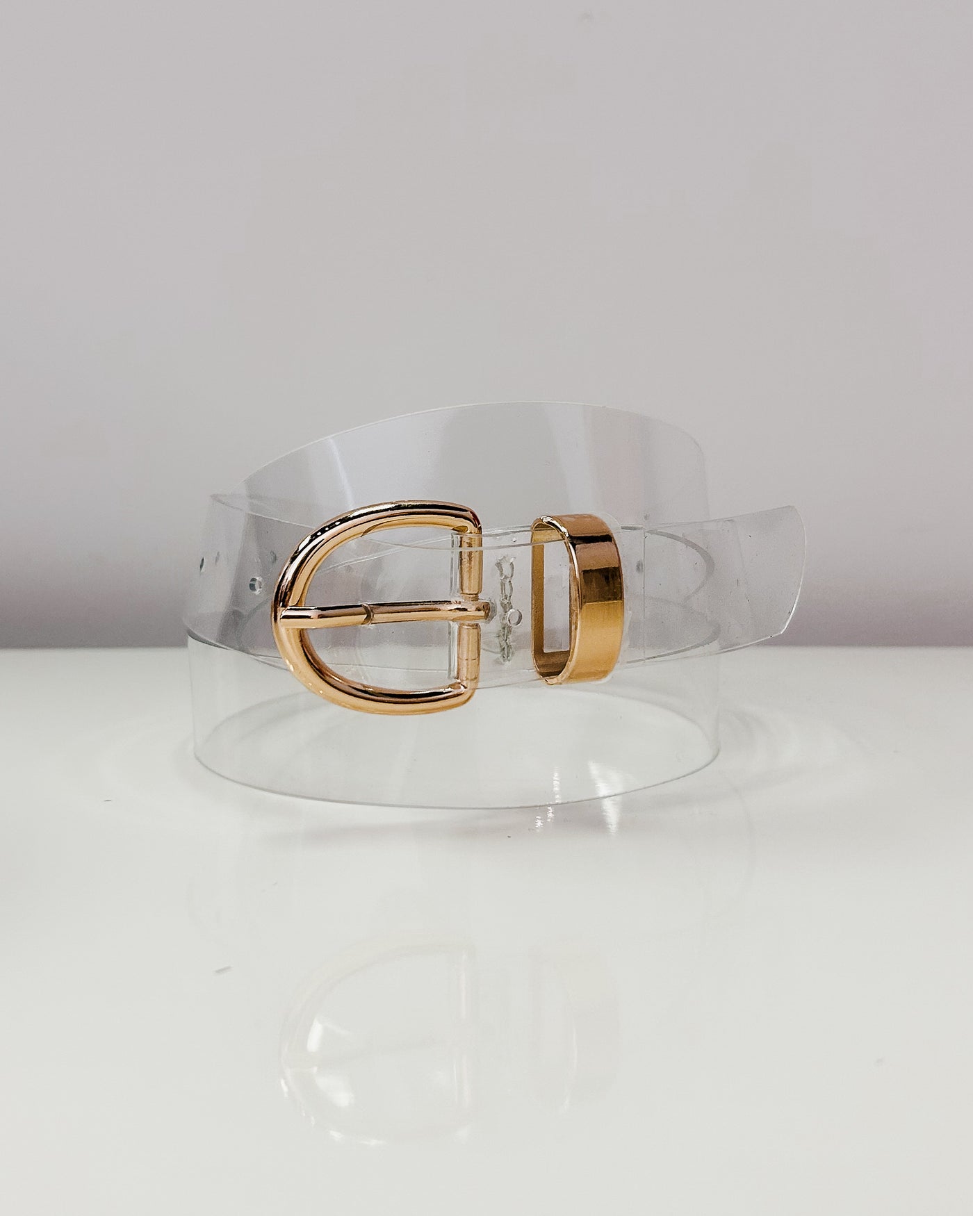 Fashion Belt w/ Gold Buckle