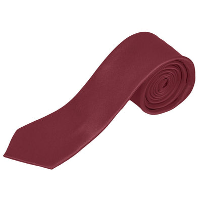 Poly Satin Slim Tie