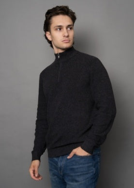 Mock Neck 1/4 Zip Sweater