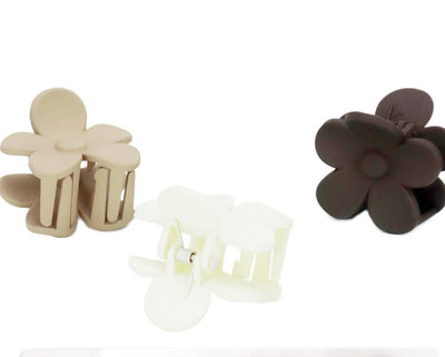 Flower Mini 3pc Hair Claw