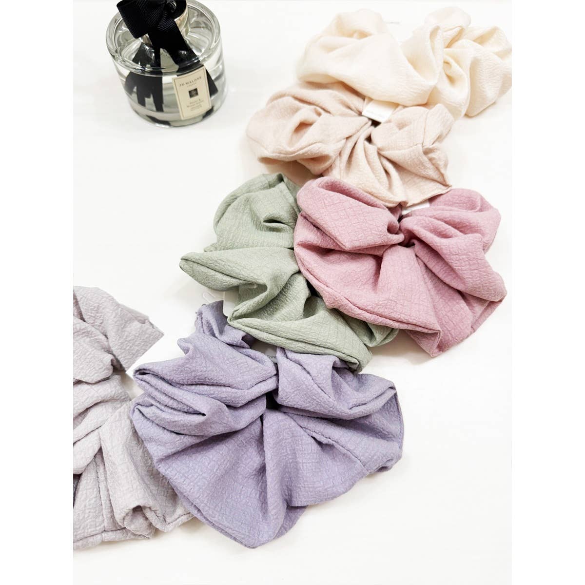 Soft Tone Textured Scrunchie