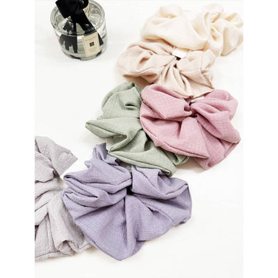 Soft Tone Textured Scrunchie
