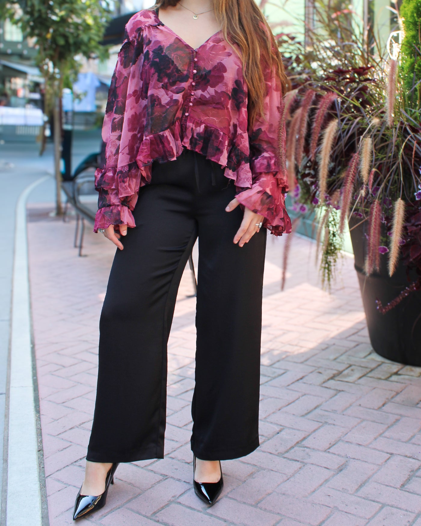 Merry Satin Drawstring Pant
