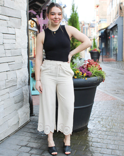 Morissa Drawstring Linen Pants