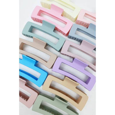 Pastel Jumbo Hair Claw