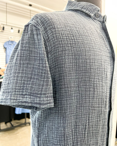 Men’s Short Sleeve Cotton Gauze Shirt