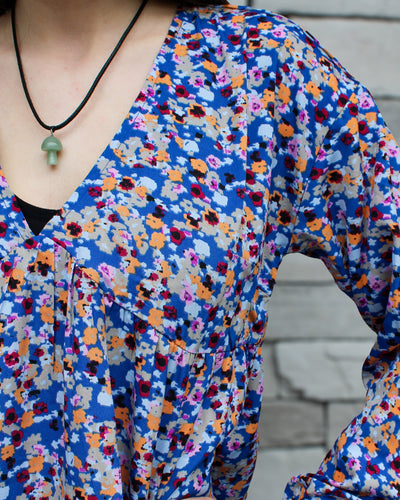 Rue V-neck floral dress