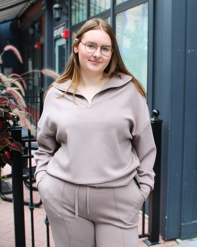 Seanni Soft Knit Half Zip