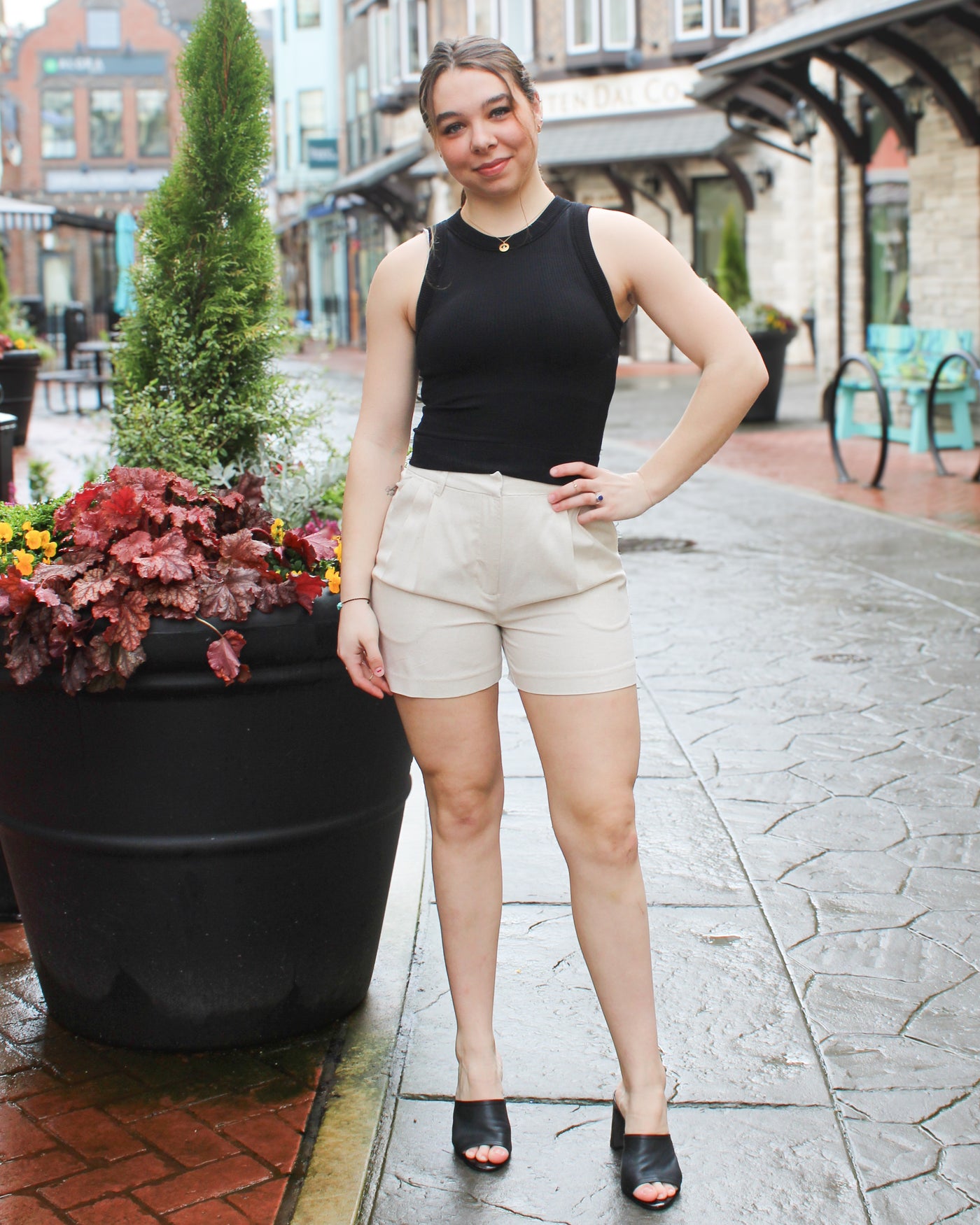 Brynni Zip Up Shorts
