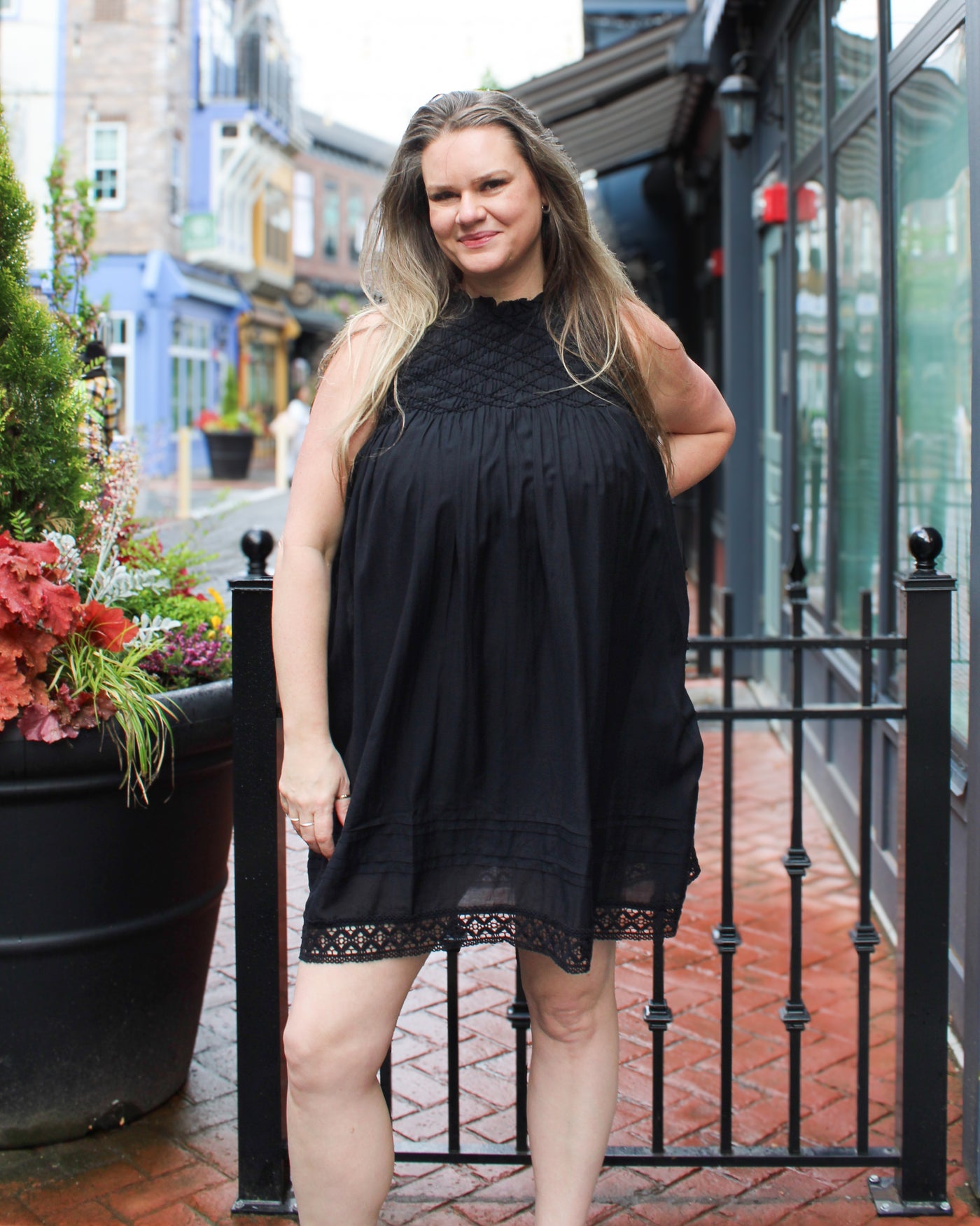 Lined Sleeveless Dress
