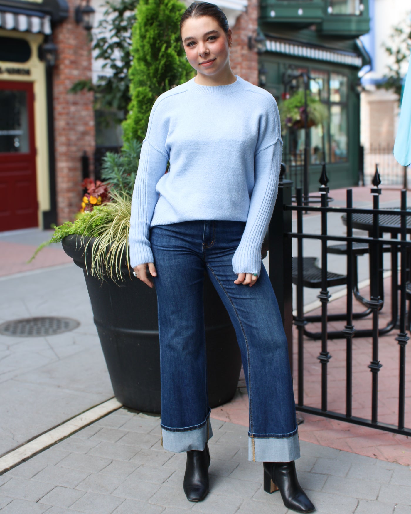 Parm Mock Neck Pullover