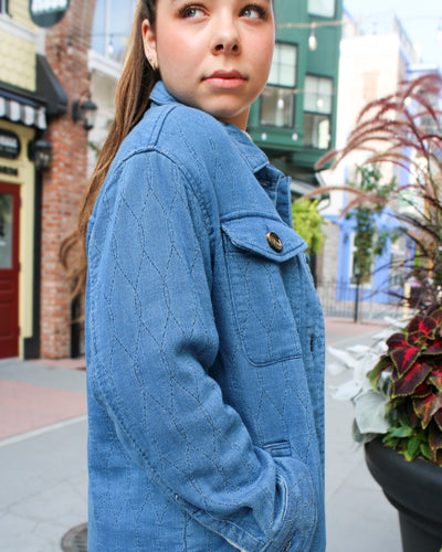 Blue Bliss Quilted Jacket