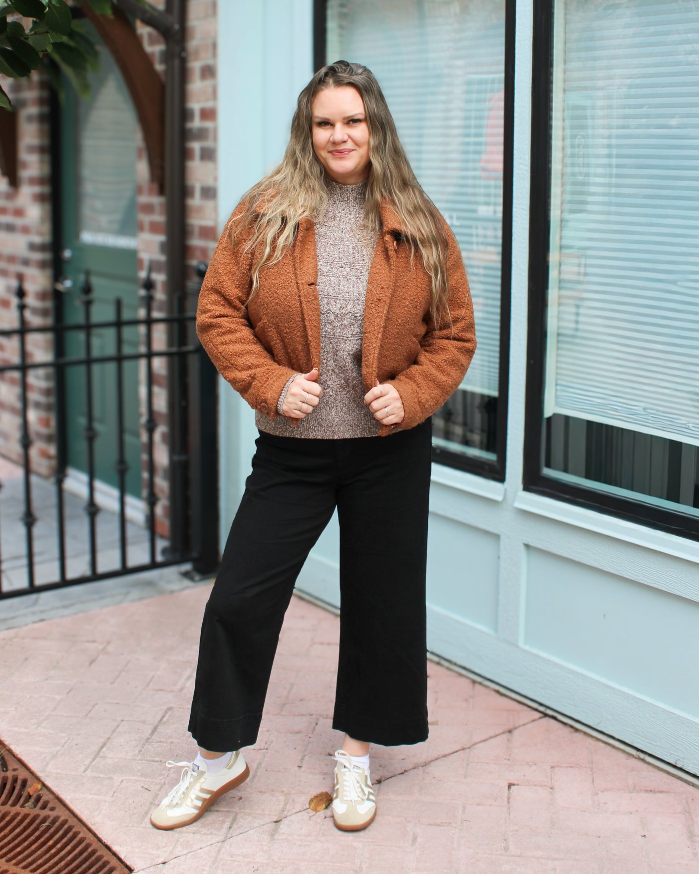 Mock Neck Long Sleeve Sweater