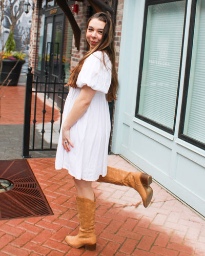 Leilani Voluminous Linen Dress