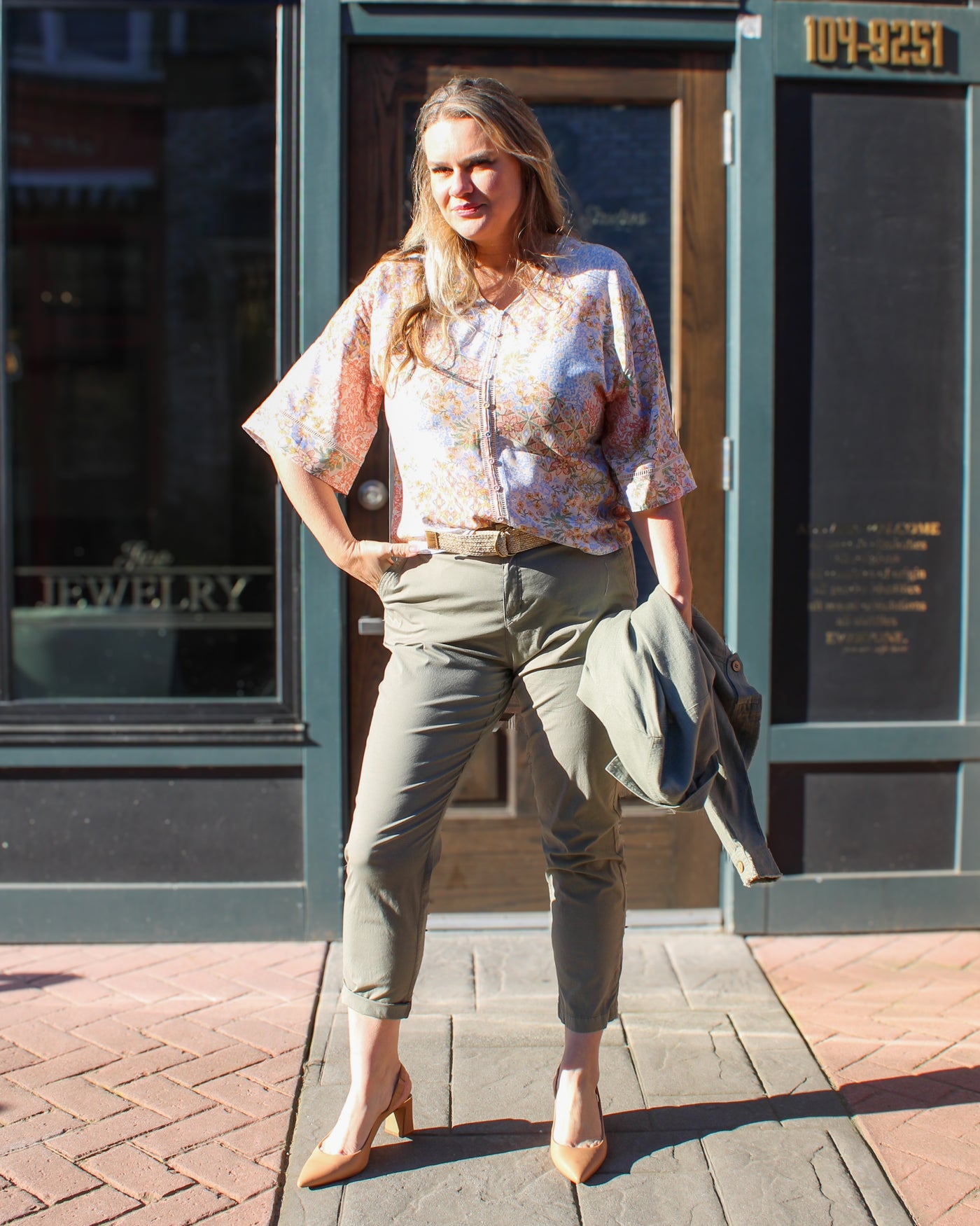 Slim Pant with Belt