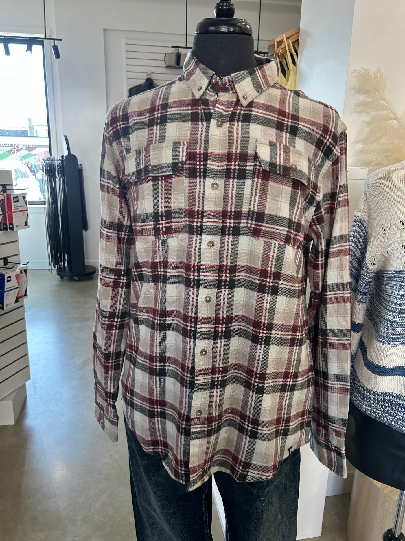Men’s Plaid Button Up Shirt