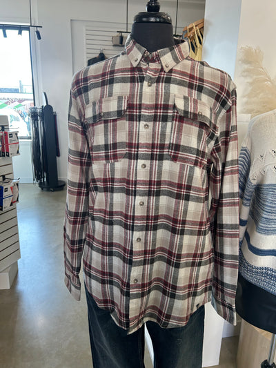Men’s Plaid Button Up Shirt