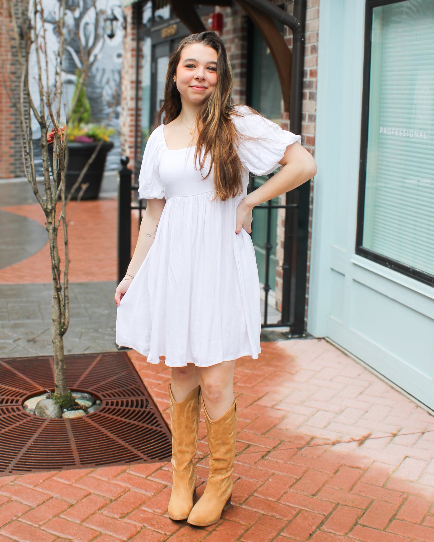 Leilani Voluminous Linen Dress