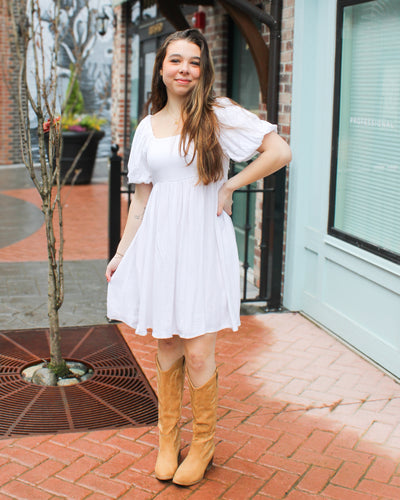 Leilani Voluminous Linen Dress