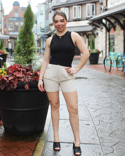 Brynni Zip Up Shorts