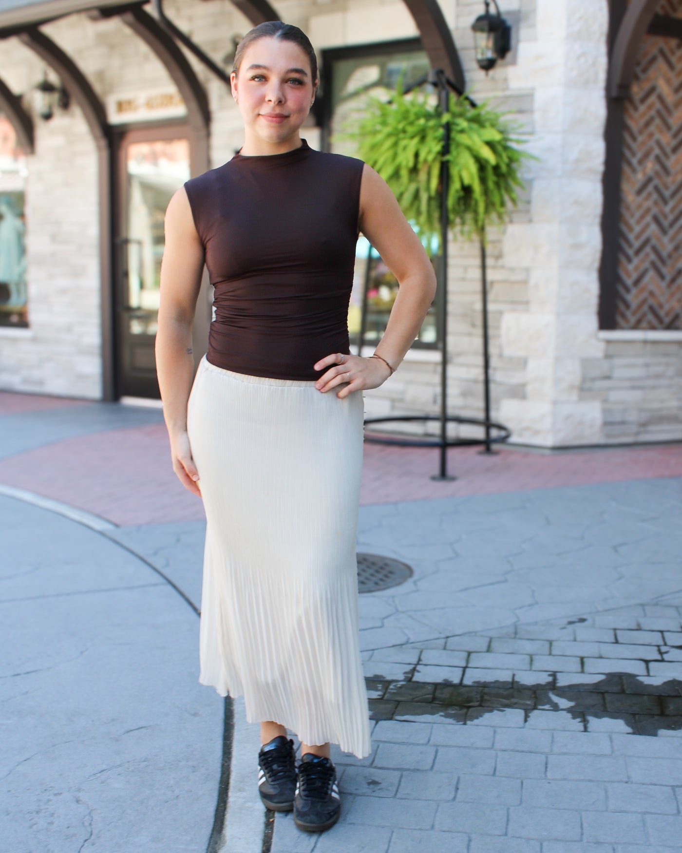 Yve Mock Neck Top