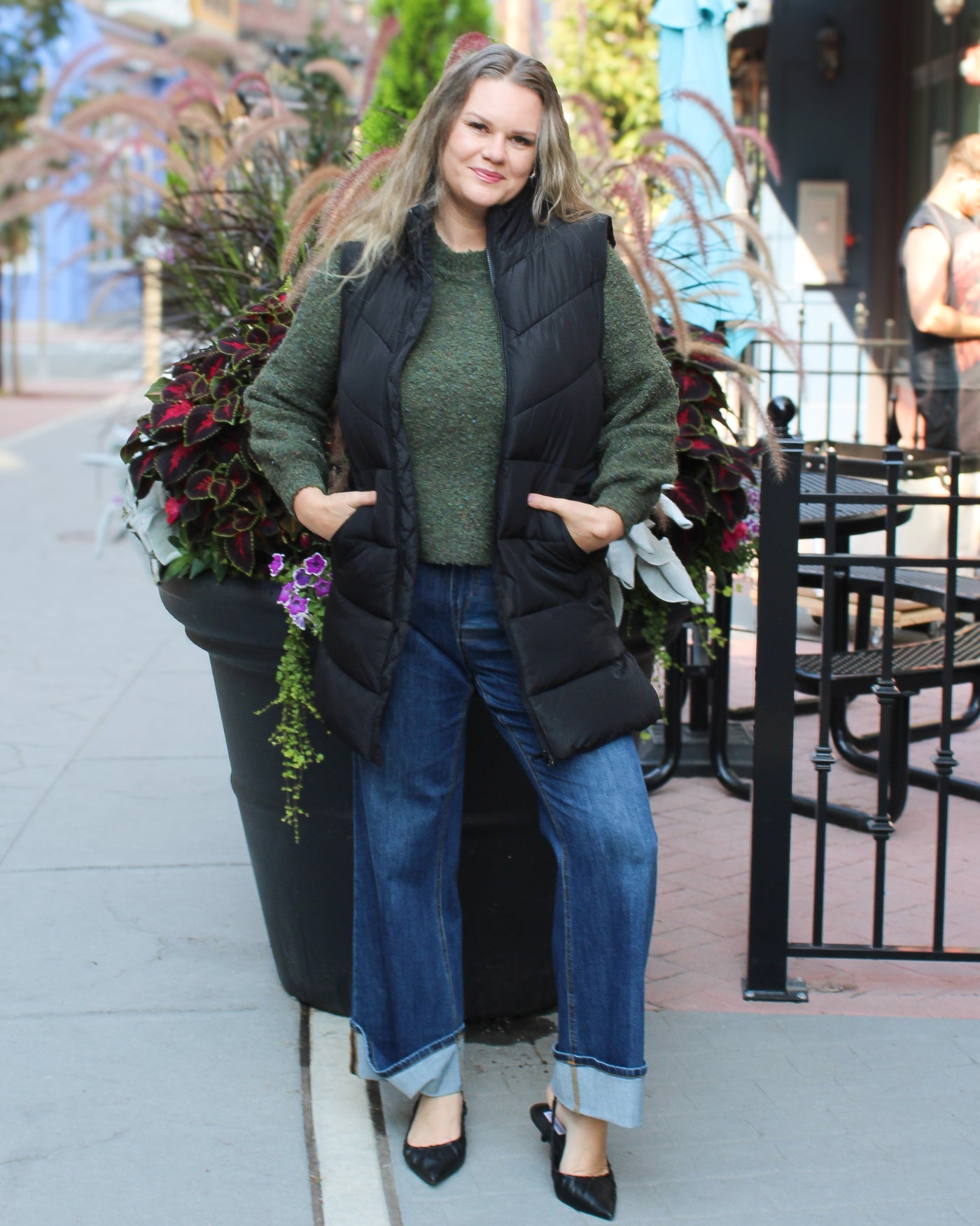 Dalcon Long Puffer Vest