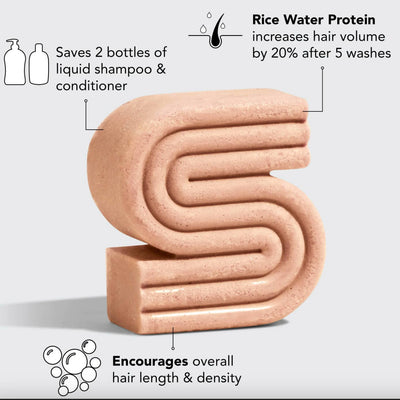 Rice Water Protein Shampoo for Hair Growth
