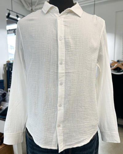 Men’s Cotton Gauze Button Up Shirt