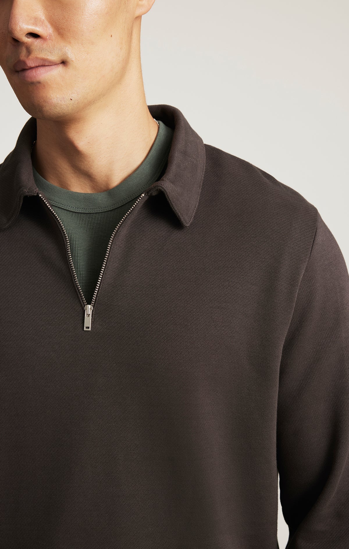 Half Zip Sweatshirt